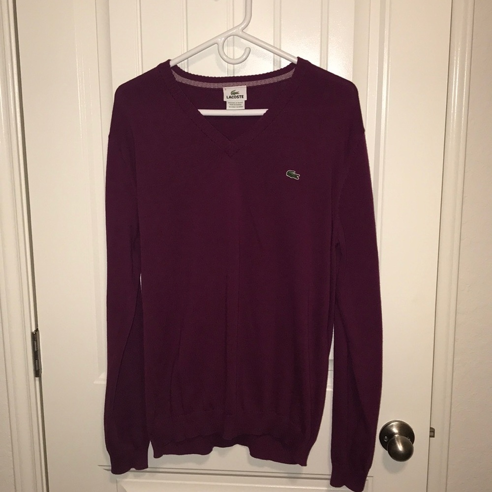 Lacoste V-neck sweater